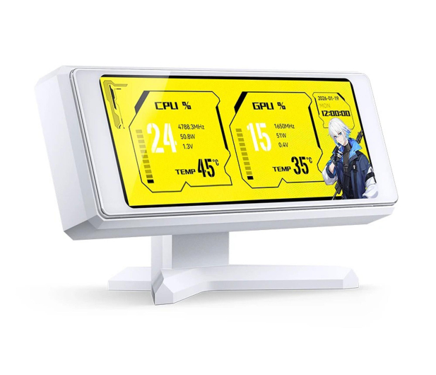 Jonsbo DS339 Mini Display 3,39" White - 1585086 - zdjęcie